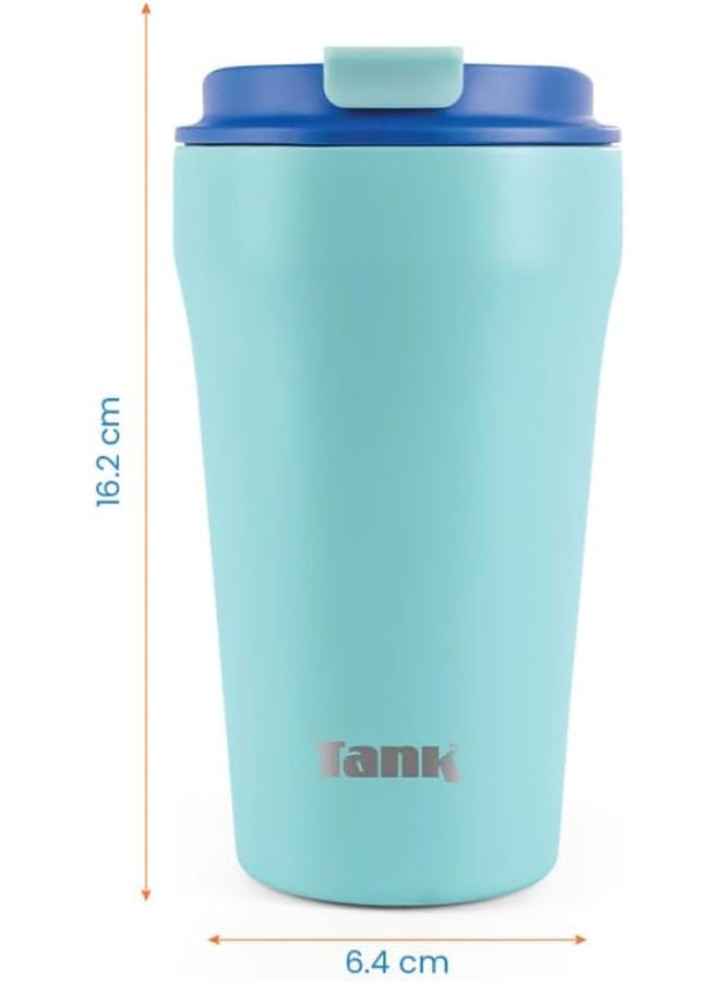 TANK Insulated Stainless Steel Travel Mug With A Push-Button Lid - Image 2